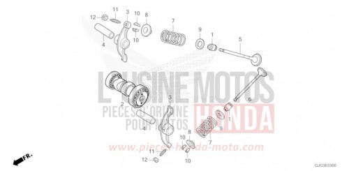 ARBRE A CAMES/SOUPAPE CRF50FP de 2023